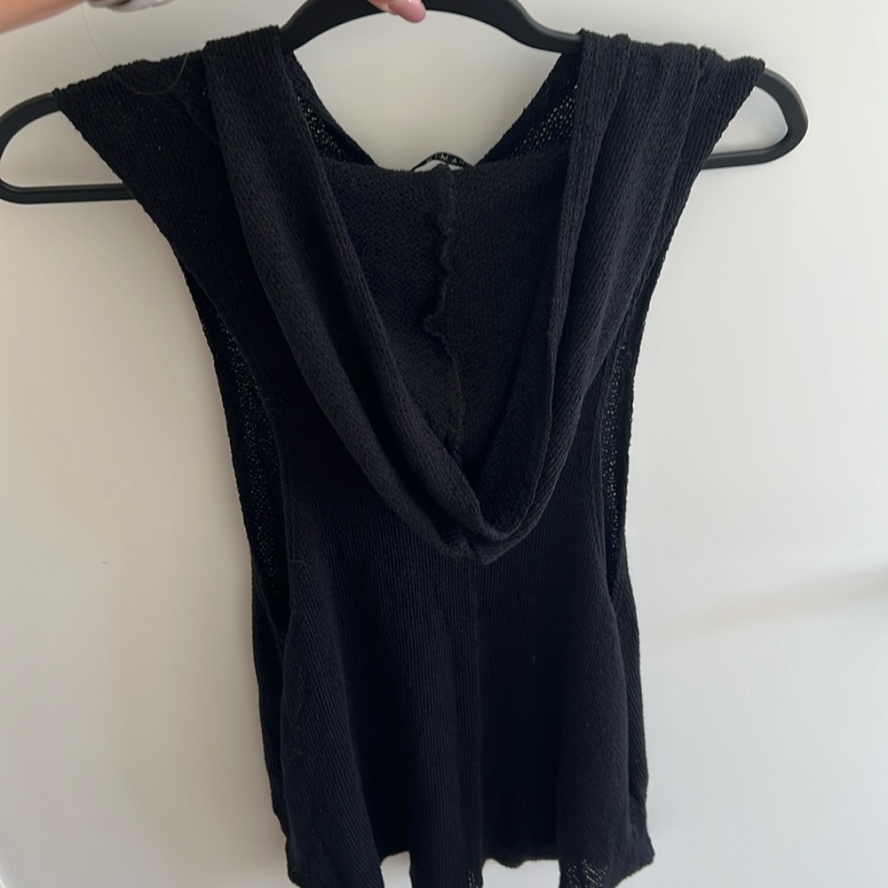 Vitamin A Charcoal Knit Cover Up